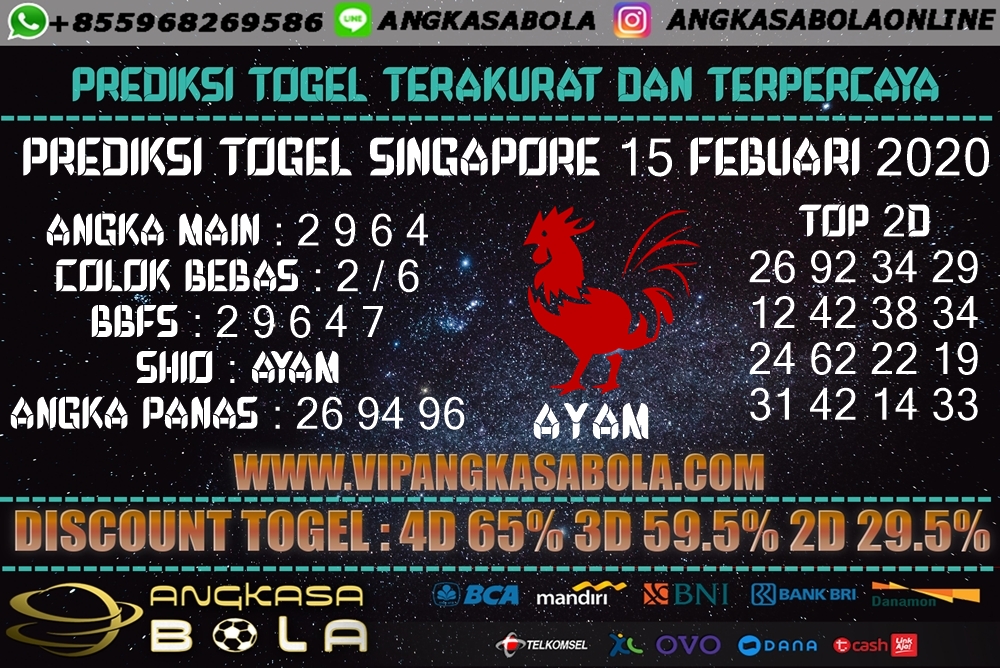 Togel Full 6 Angka
, Prediksi Togel Singapore 15 Februari 2020 Prediksi