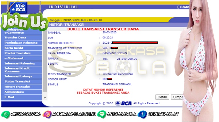 Pemenang Jackpot SLOT 20 MEI 2020