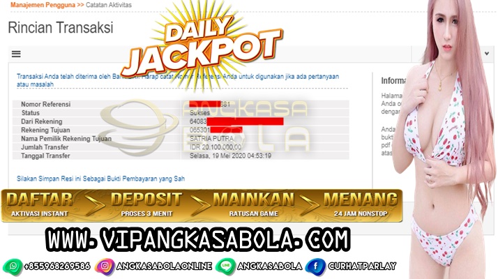 Pemenang Jackpot SPORTBOOK 19 MEI 2020