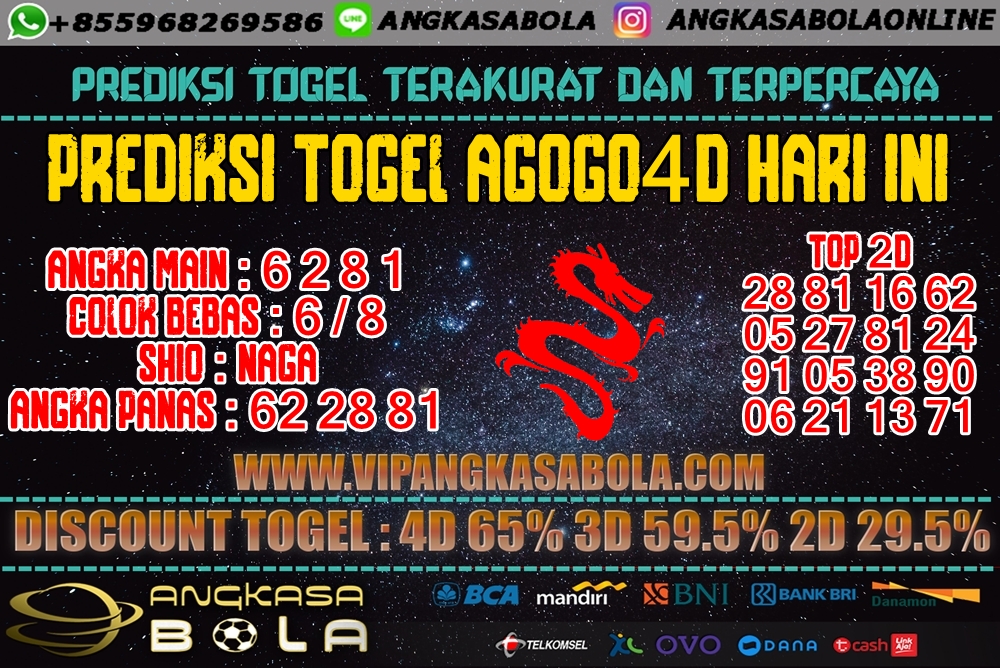 Prediksi Togel AGOGO 02 MEI 2020