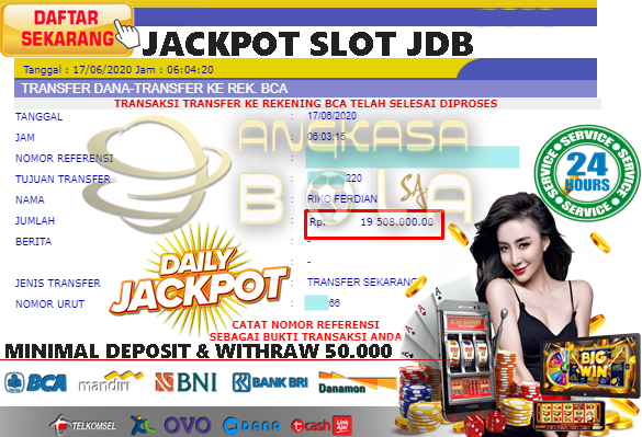 PEMENANG JACKPOT SLOT JDB 17 JUNI 2020