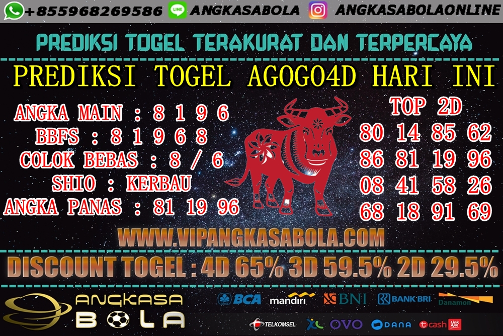 PREDIKSI TOGEL AGOGO4D 27 JUNI 2020