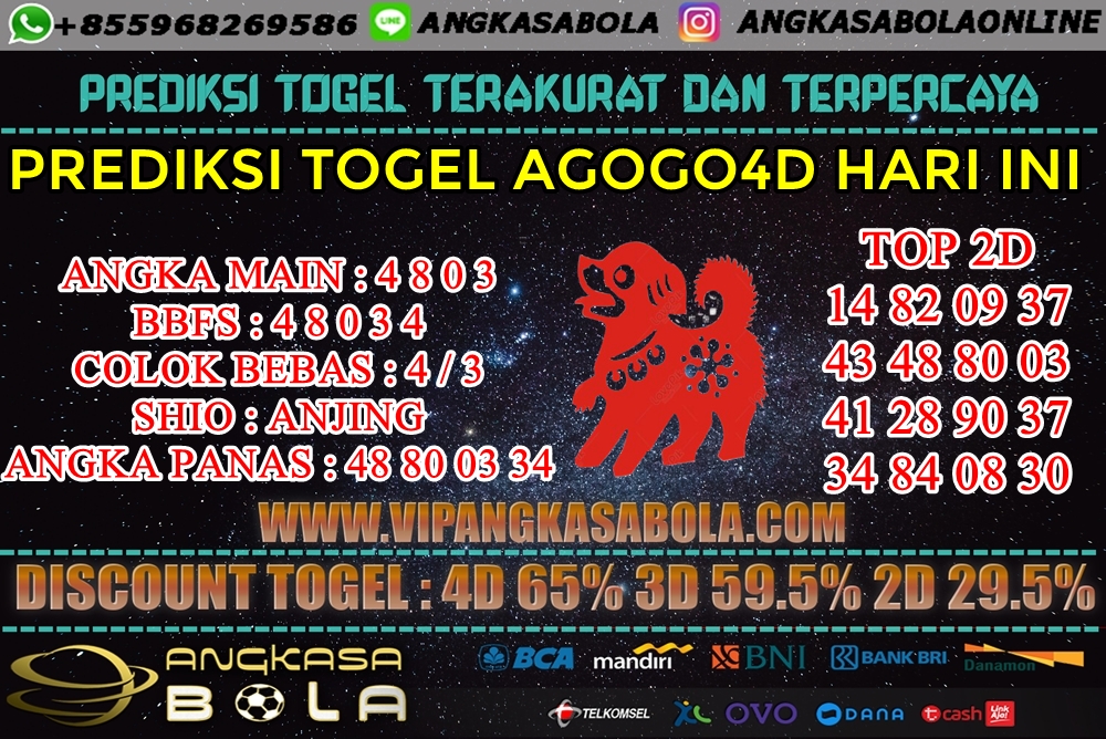 PREDIKSI TOGEL AGOGO4D 20 JUNI 2020