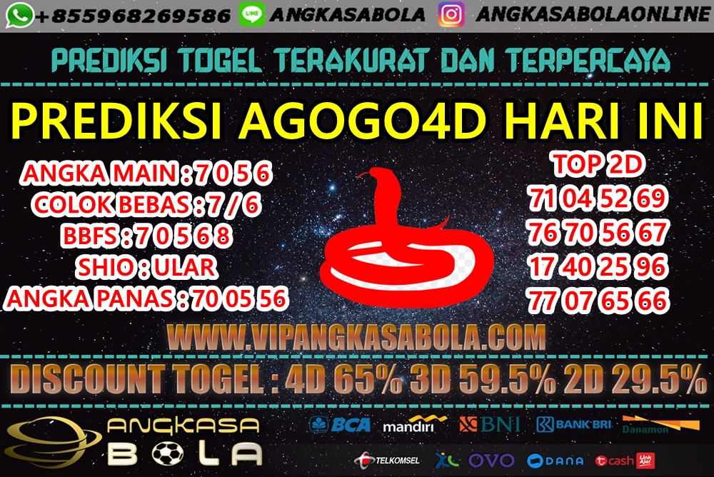 PREDIKSI TOGEL AGOGO4D 09 JUNI 2020