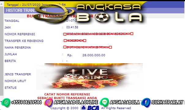 PEMENANG JACKPOT POKER 21 JULI 2020