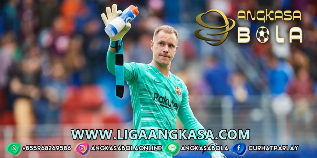 Lawan Napoli Harapan Barcelona Ada di Pundak Ter Stegen