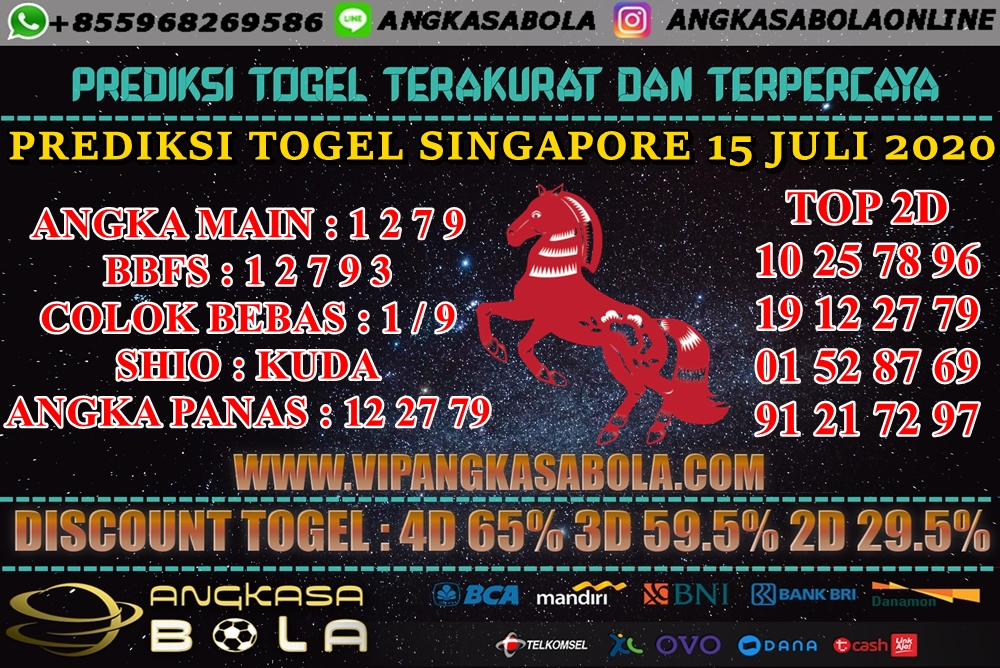 PREDIKSI TOGEL SINGAPORE 15 JULI 2020