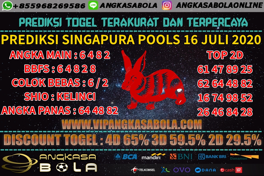 PREDIKSI TOGEL SINGAPORE 16 JULI 2020