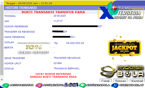 Jackpot Slot Jdb Jebol Bosku Jumat 28 Agustus 2020