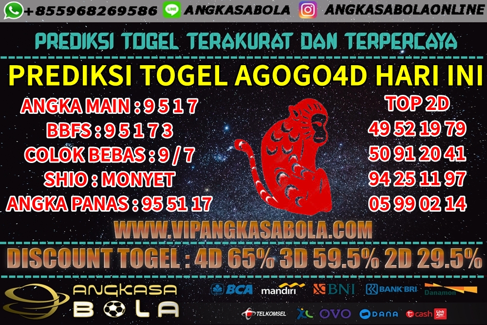 PREDIKSI TOGEL AGOGO4D 21 AGUSTUS 2020