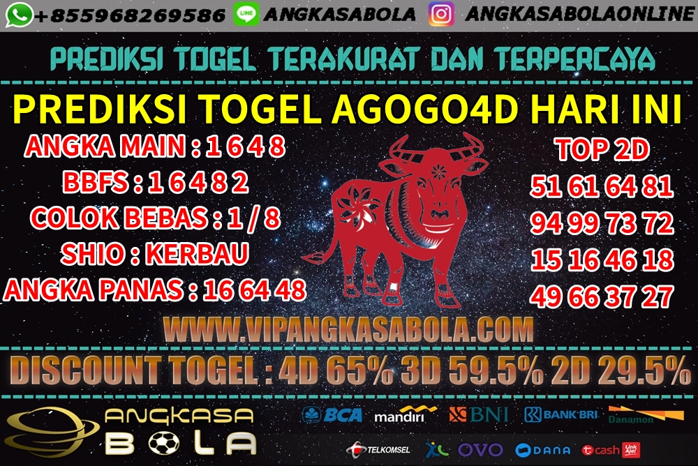 PREDIKSI TOGEL AGOGO4D 22 AGUSTUS 2020