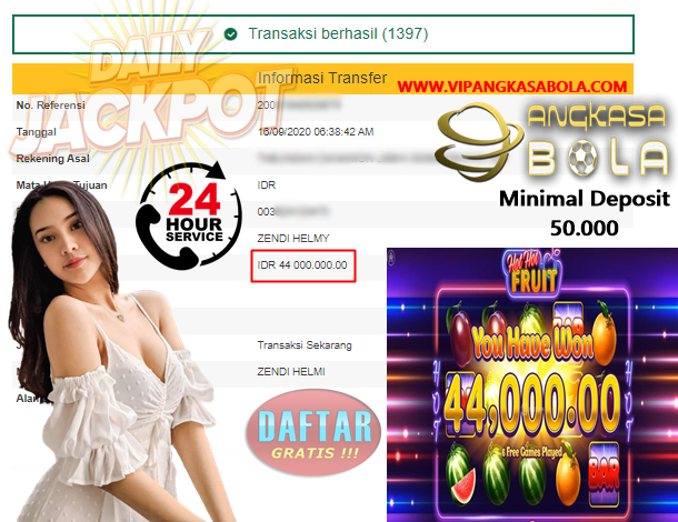 Jackpot Slot Hot Hot Fruit Jebol Bosku Rabu 16 September 2020