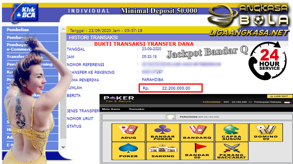 Pemenang Jackpot Besar Bandarqq 23 September 2020