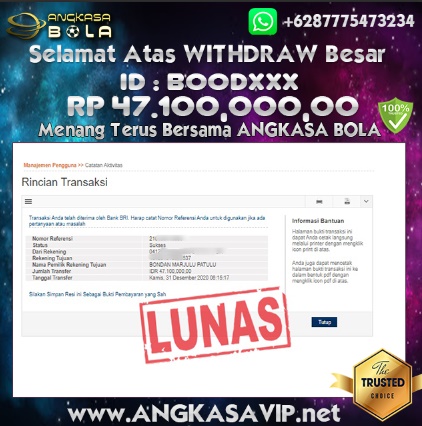 Pemenang Jackpot Besar Slot Pragmatic Di Angkasabola 31 Desember 2020