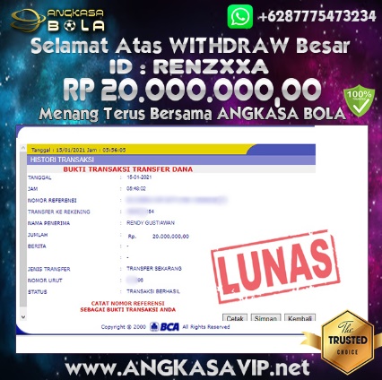 Pemenang Jackpot Besar Slot Lucky Racing Di Angkasabola 15 Januari 2021