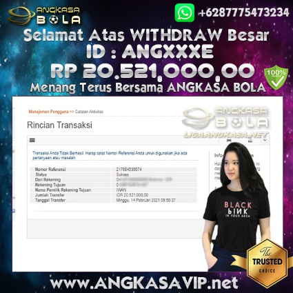 Bukti Menang Besar Dream Gaming 14 Februari 2021 Angkasabola