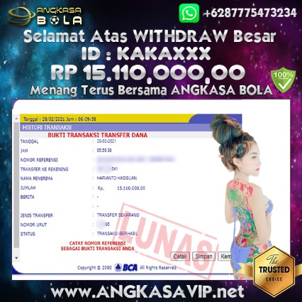 Bukti Menang Besar WM CASINO 28 Februari 2021 Angkasabola