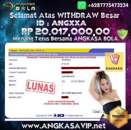 Bukti Menang Besar Poker Bandar QQ Pkv 18 Mei 2021 Angkasabola