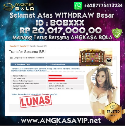 Bukti Menang Besar Slot Pragmatic 15 JUNI 2021 Angkasabola