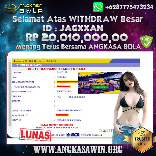 Bukti Menang Besar Casino Roulete 1 Juli 2021 Angkasabola