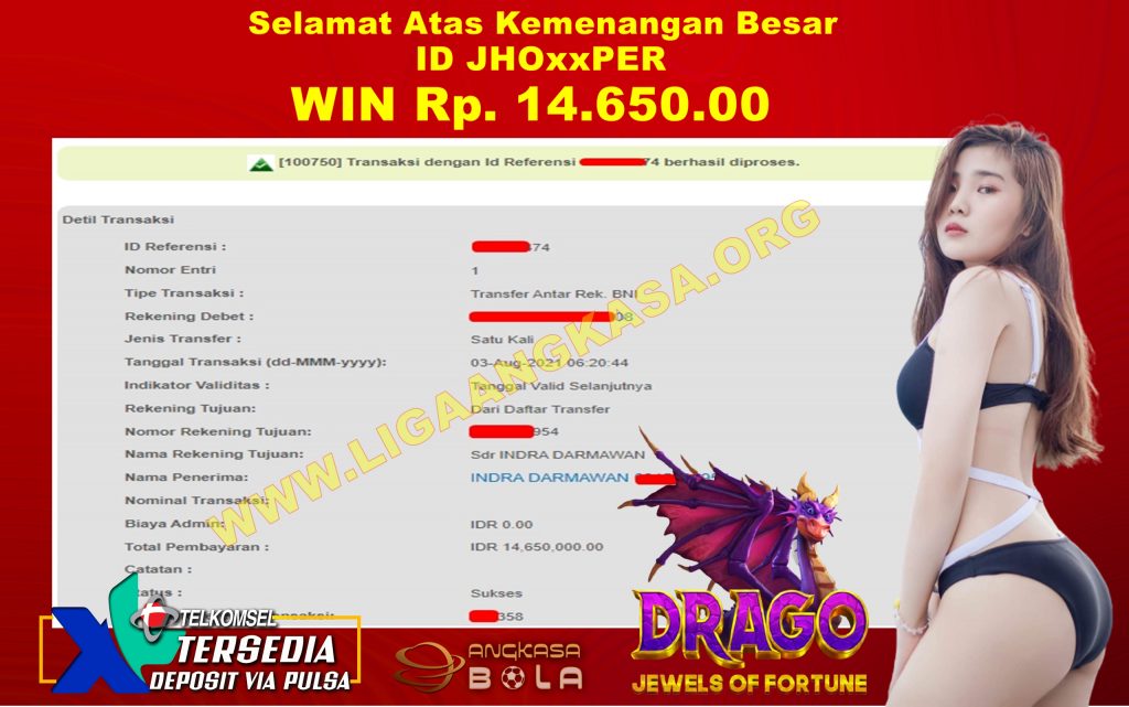 Jackpot Dipermainan Pragmatic Play SLOT Game Pagi Ini