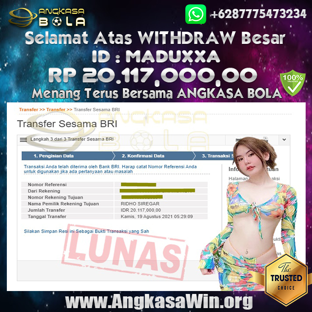 Bukti Menang Besar Slot Sweet Bonanza 19 Agustus 2021 Angkasabola