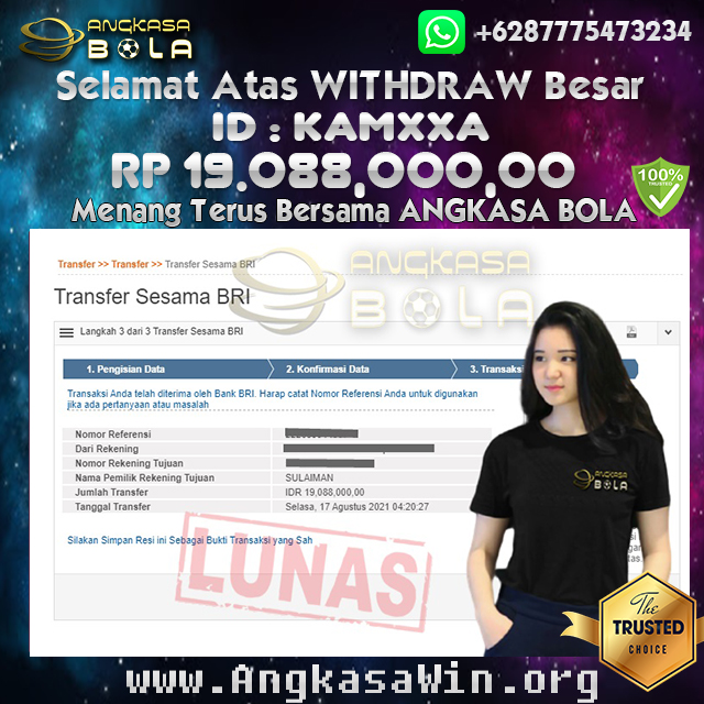 Bukti Menang Besar Mix Parlay 17 Agustus 2021 Angkasabola