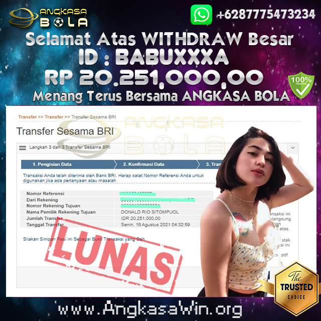 Bukti Menang Besar Mix Parlay 16 Agustus 2021 Angkasabola