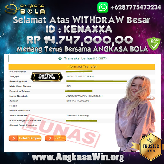 Bukti Menang Besar Mix Parlay 11 Agustus 2021 Angkasabola