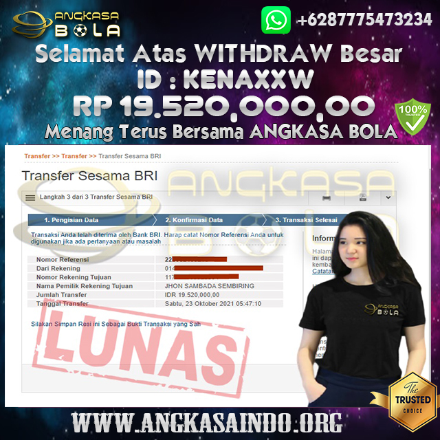 Bukti Menang Single Bet Hdp 23 Oktober 2021 Angkasabola