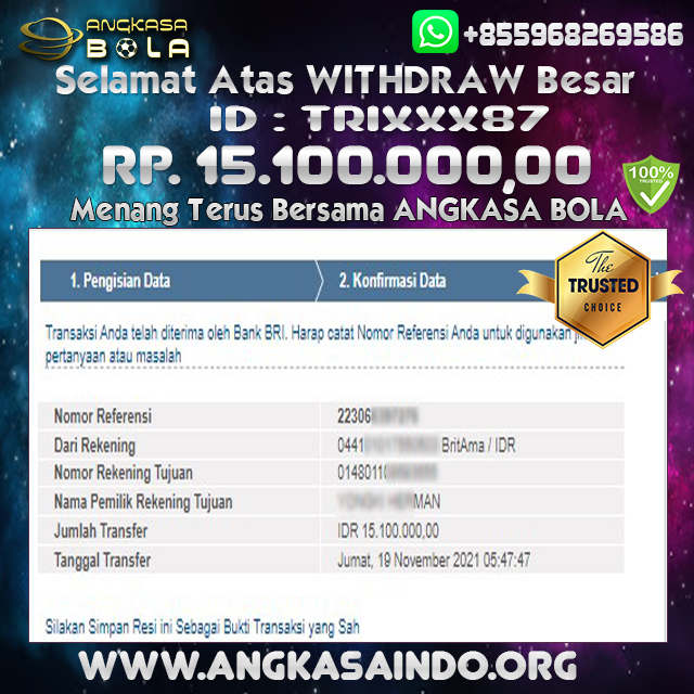 Bukti Menang Besar Poker 19 Oktober 2021 Angkasabola