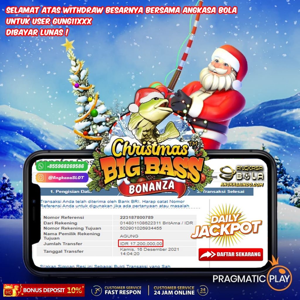 Info Jackpot Slot Pragmatic Angkasa Bola Tanggal 15 Desember