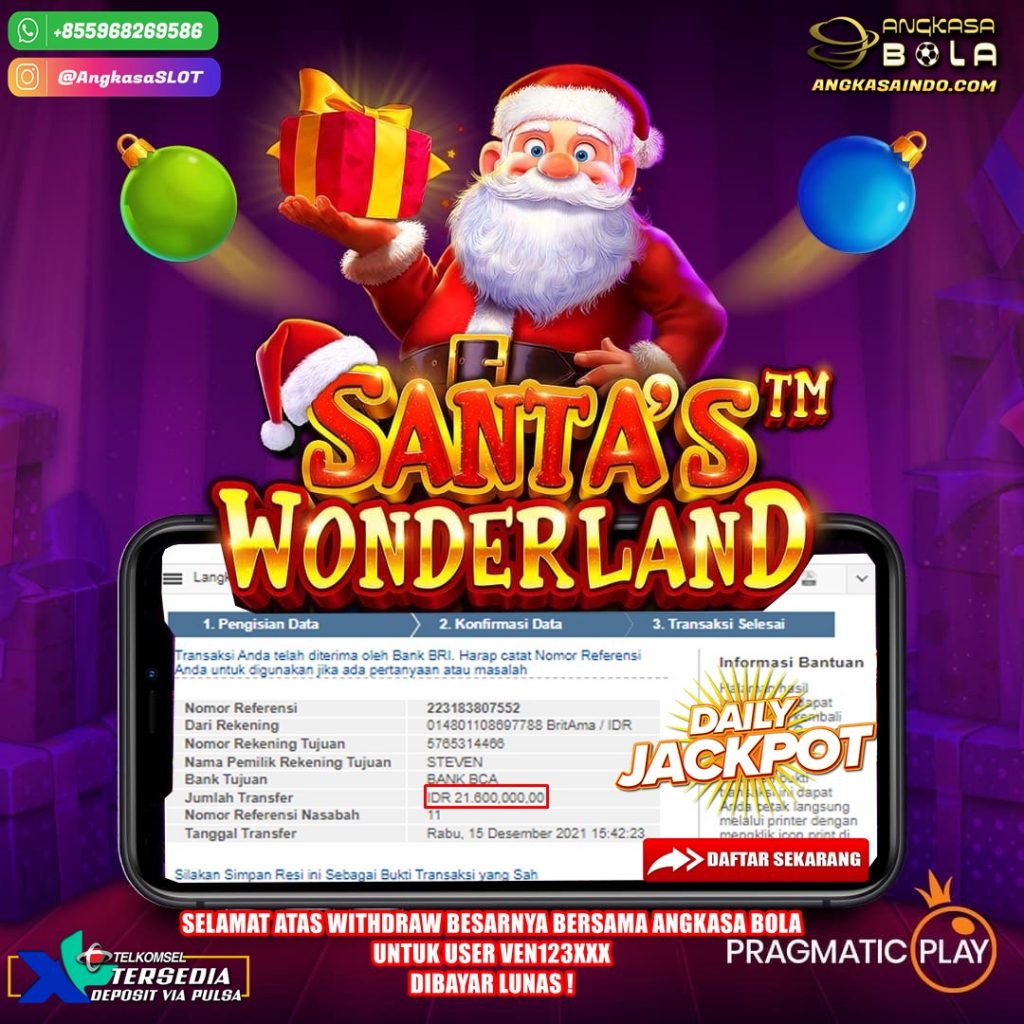 Info Jackpot Slot Pragmatic Angkasa Bola Tanggal 15 Desember
