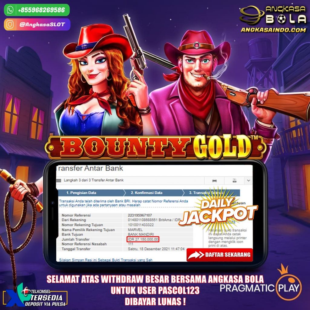 Info Jackpot Slot Pragmatic Angkasa Bola Tanggal 18 Desember