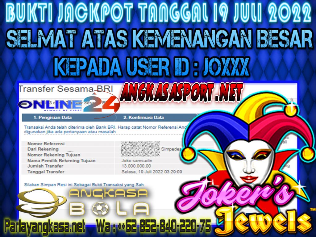 INFO KEMENANGAN PRAGMATIC PLAY 19 JULI 2022