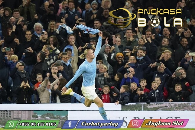 Haaland Borong Dua dari Tiga Gol Kemenangan Manchester City