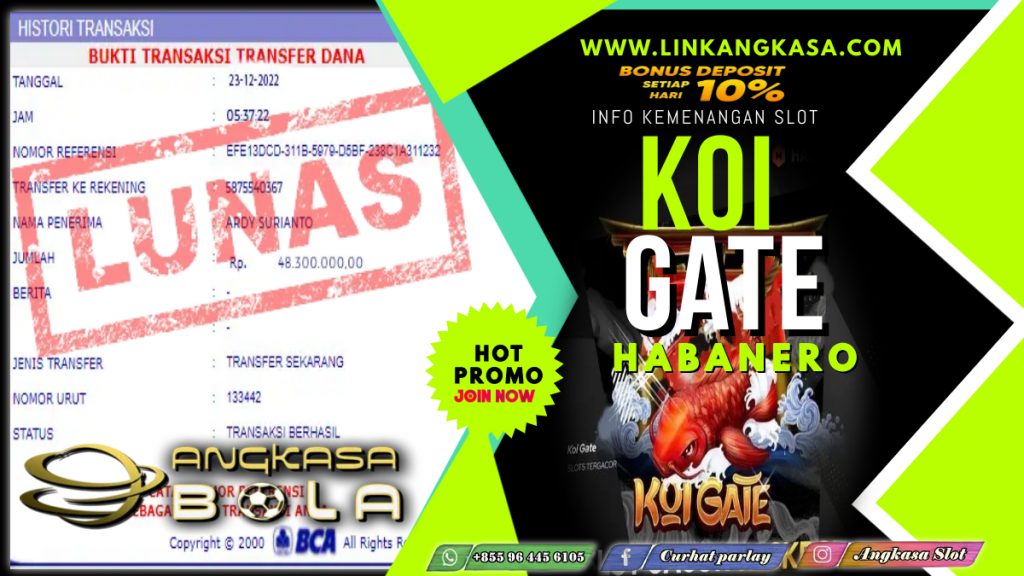 INFO KEMENANGAN SLOT HABANERO 23 DESEMBER 2022