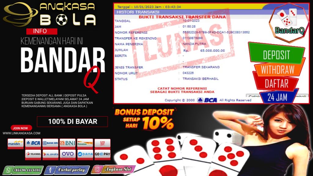 INFO KEMENANGAN POKER 10 JANUARI 2023