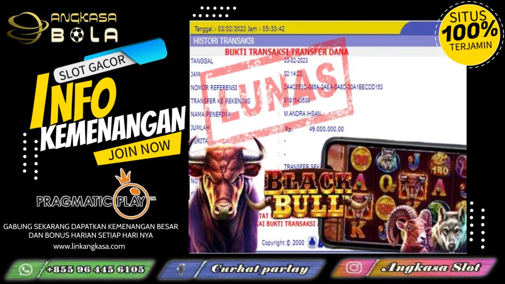 INFO KEMENANGAN SLOT PRAGMATIC 03 FEBRUARI 2023